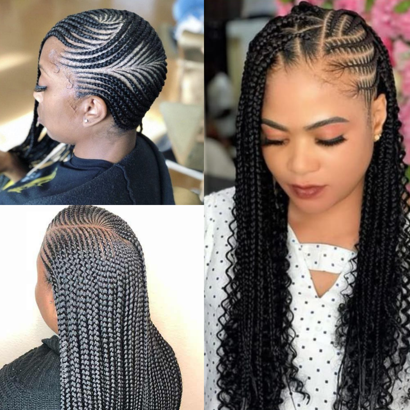 Small lemonade braids butt length