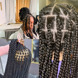 Medium waist length Knotless